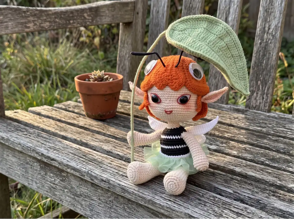 Handmade Crochet Elf Amigurumi Pattern Details