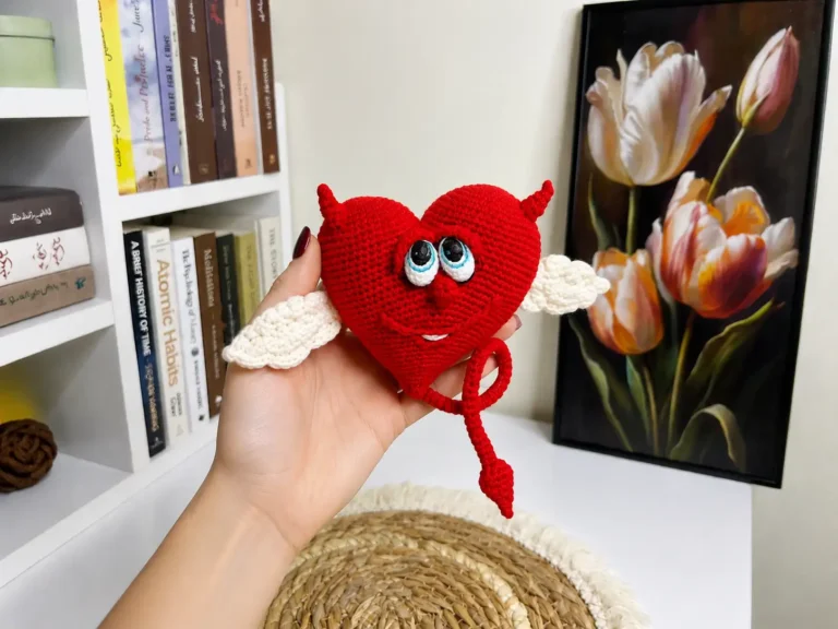This Crochet Valentine Heart Free Pattern Is a Little Different From My Usual Projects