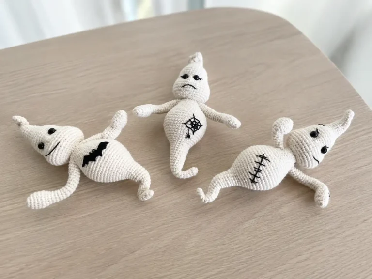 Meet Pip: A Funny Ghost Amigurumi Free Pattern With a Secret Wire Soul